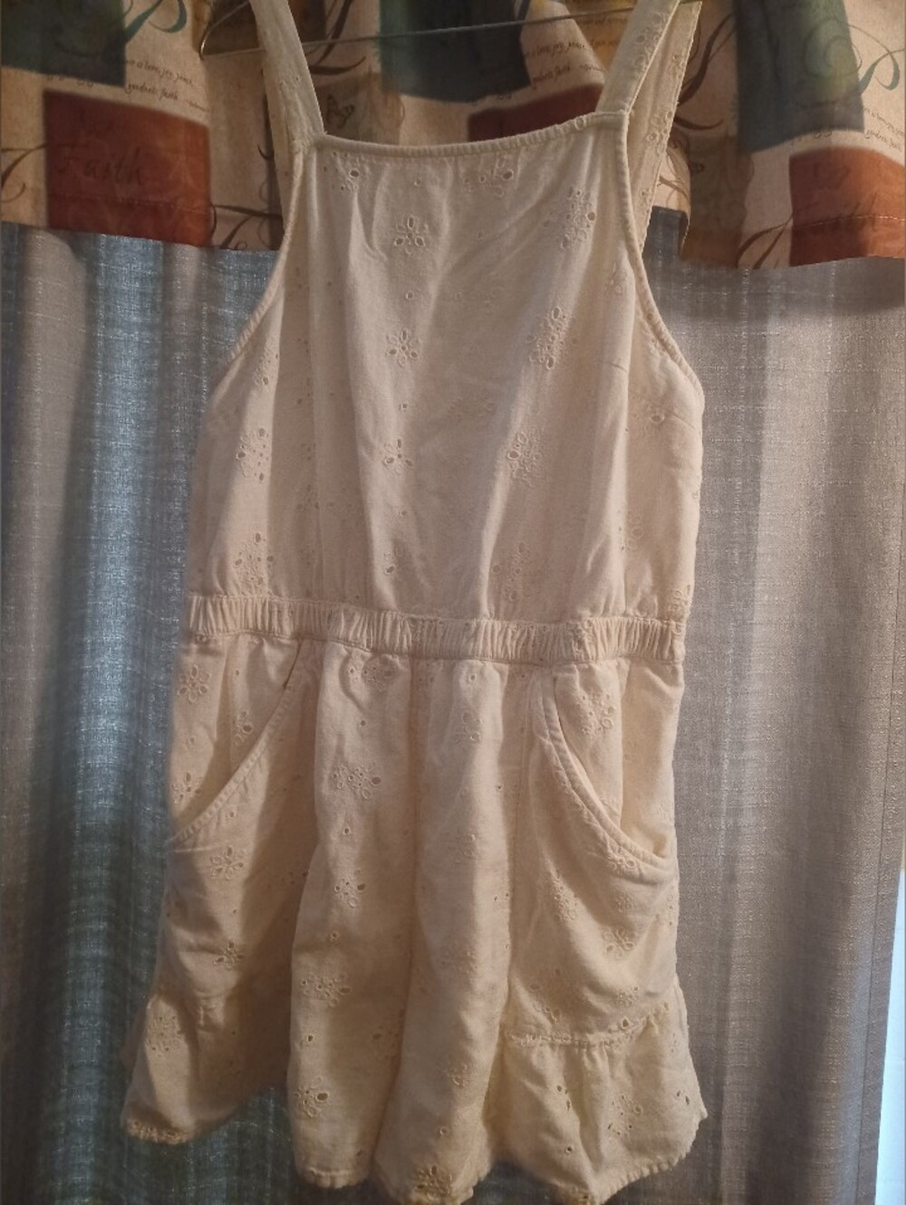Romper Eyelet Cotton Romper